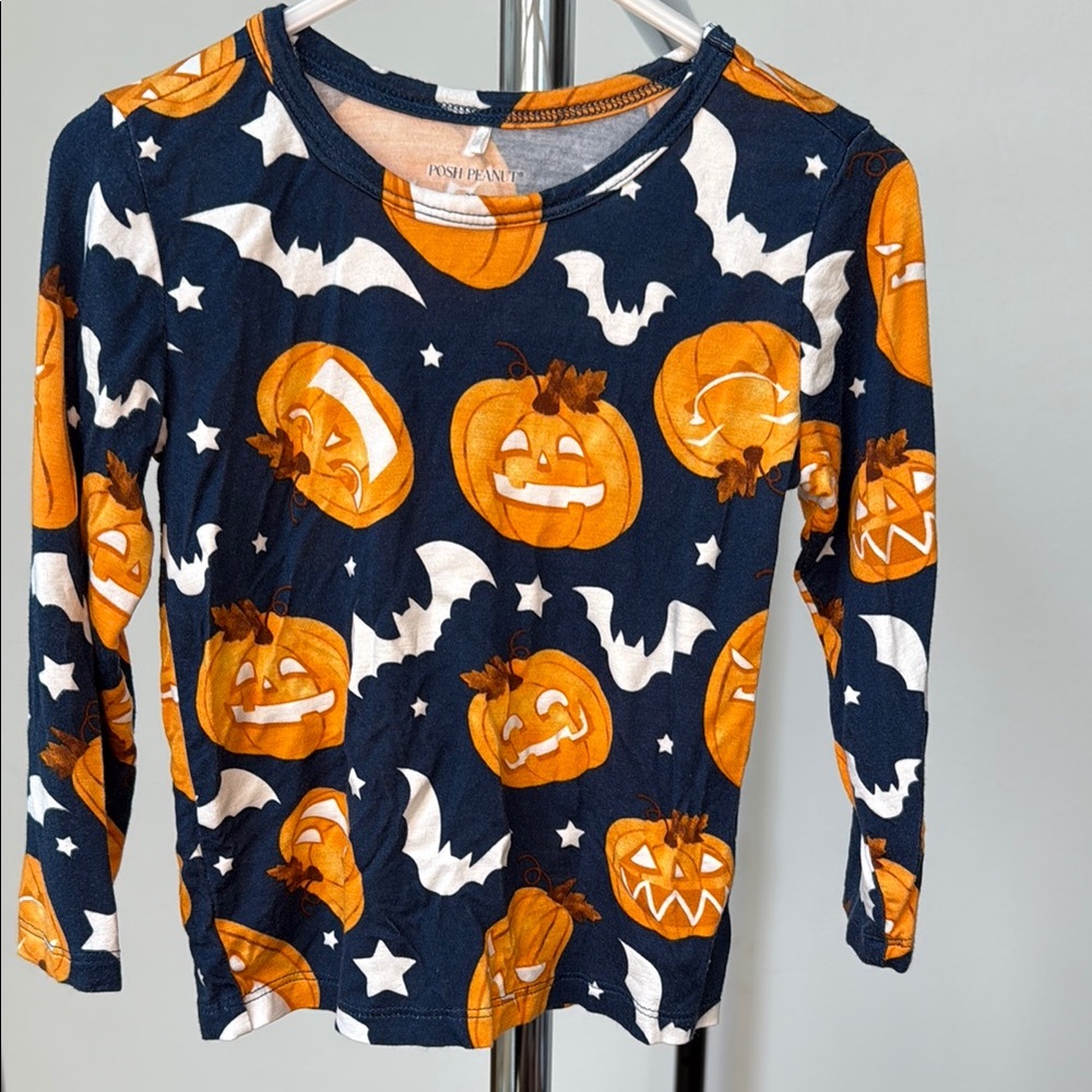 Posh Peanut Halloween Bamboo Long Sleeve Top